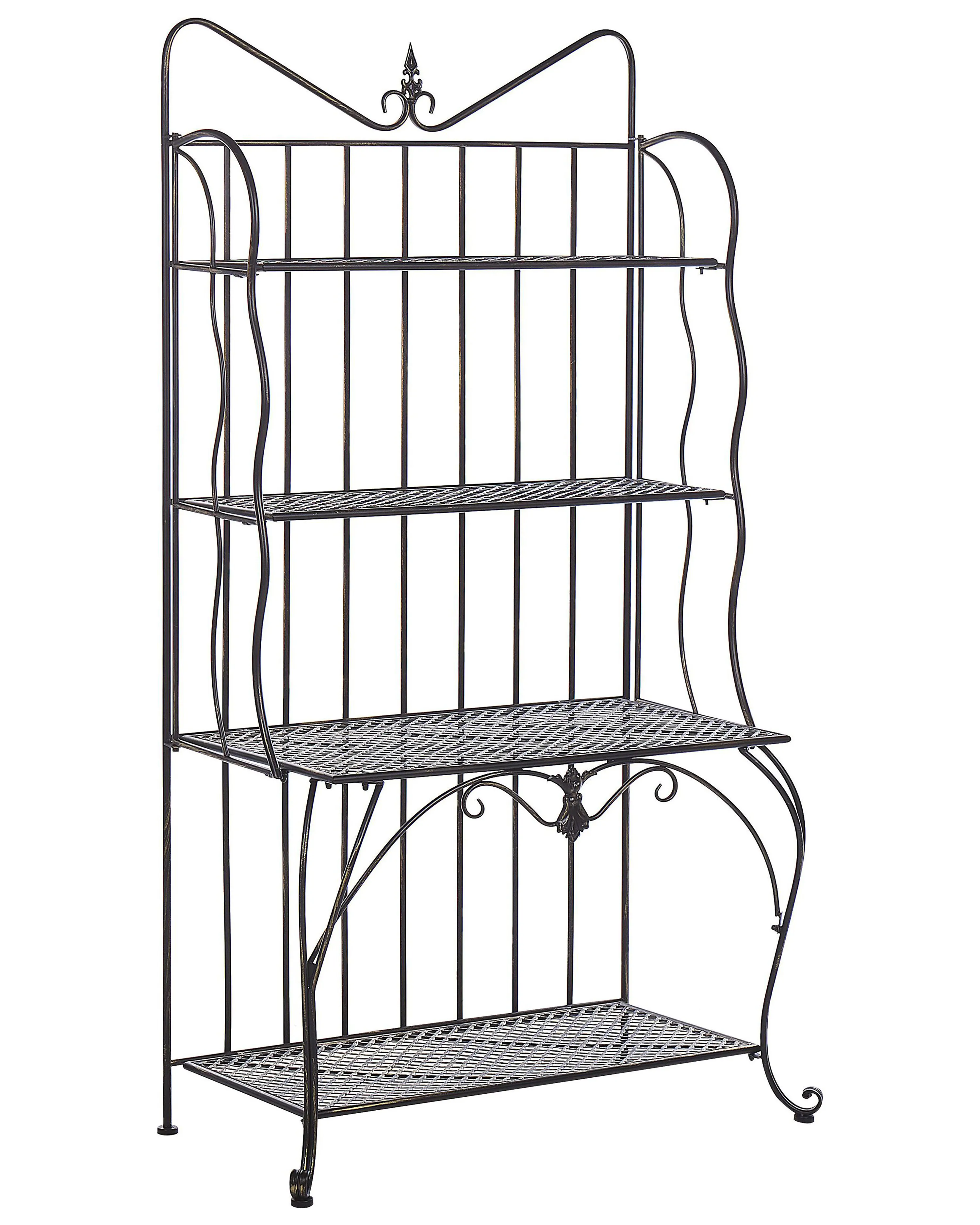 Rek PAVONA Metaal 94 cm 50 cm Zwart