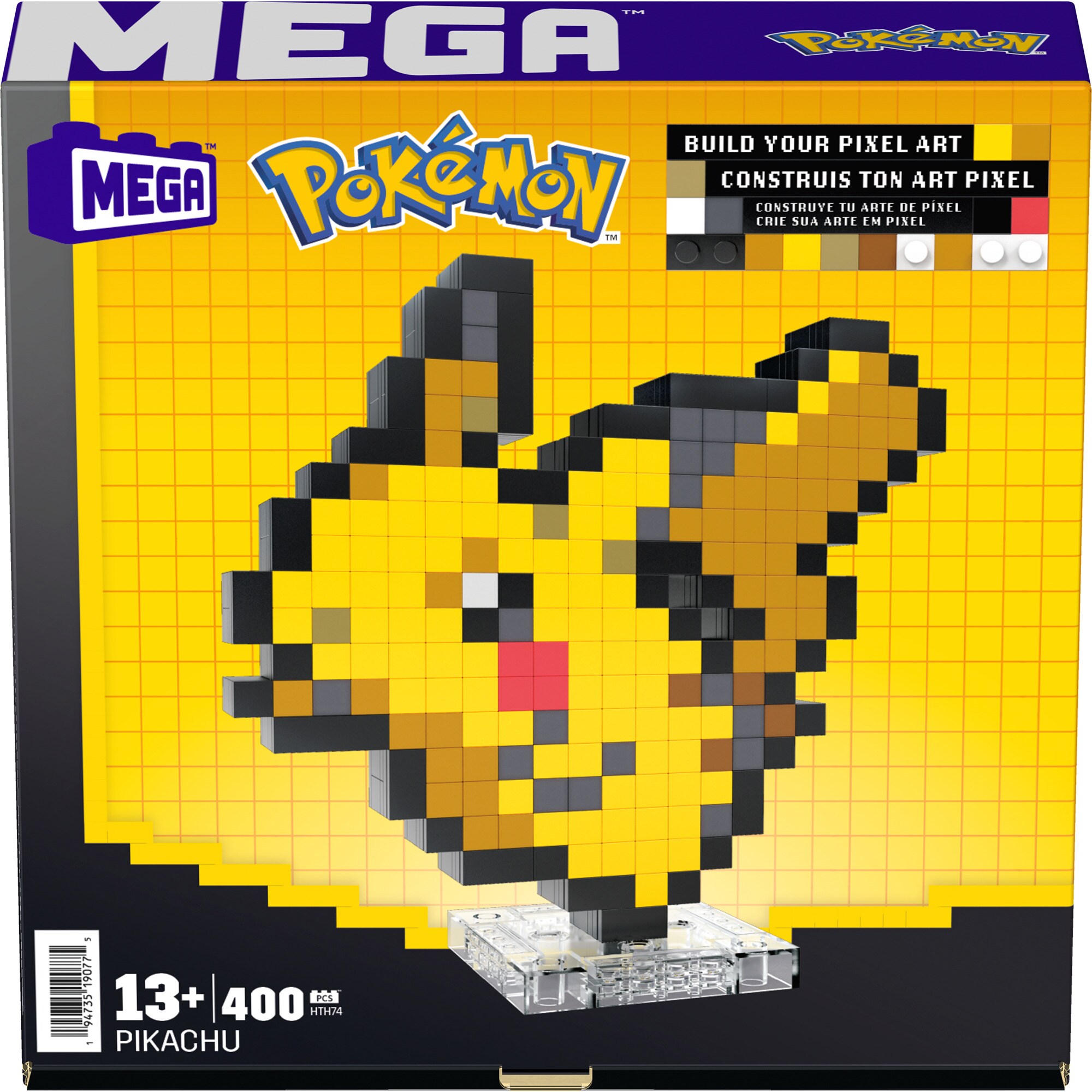 Mattel Konstruktionsspielzeug MEGA Pokémon Pikachu Pixel Art
