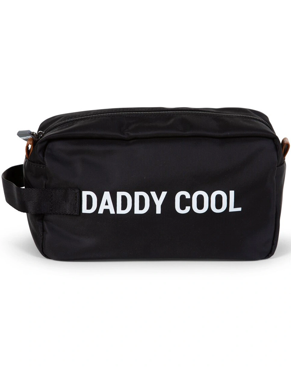 Kulturbeutel DADDY COOL (25x10x14) in schwarz