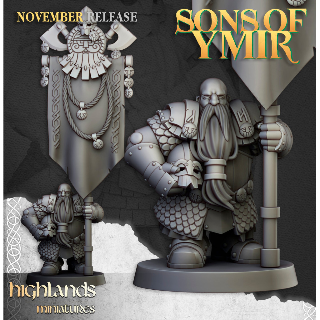 Highlands Miniatures - Sons of Ymir - Guerriers Nains