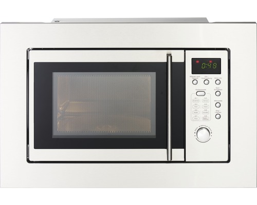 Inbouwmagnetron PKM MW800-20.8EB 59,5x34,4x38,2 cm geborsteld roestvrij staal (800 watt)