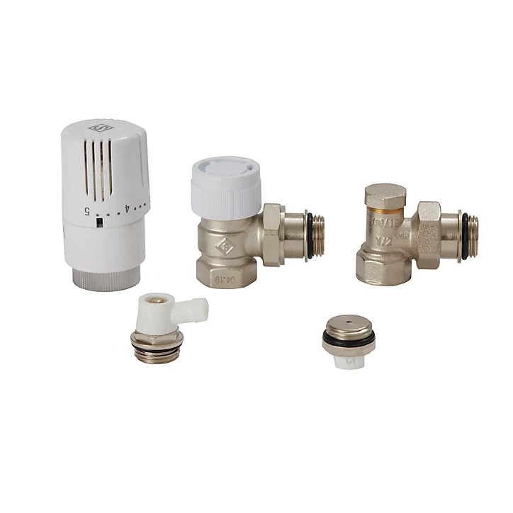 Kit complet thermostatique équerre 1/2 Flomasta