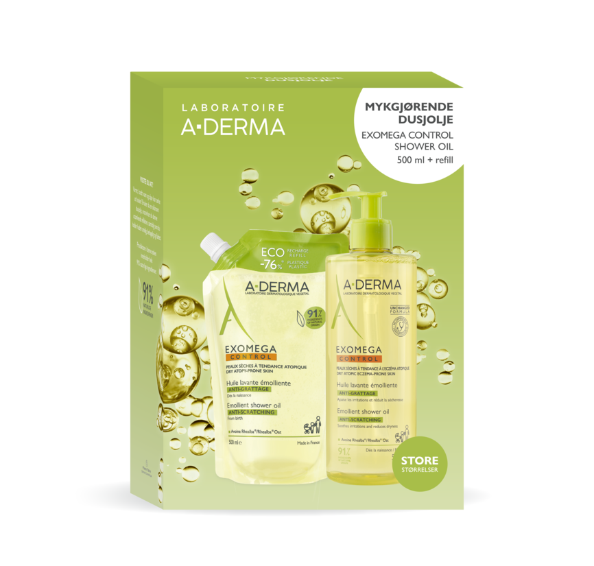 A-Derma Exomega Shower Oil gavesett