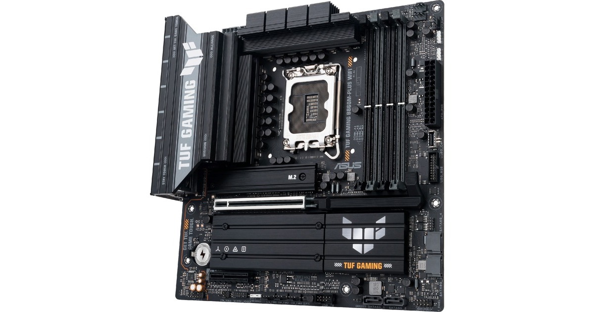 ASUSTUF Gaming B860M-PLUS WIFI socket 1851 moederbord  (2.5 Gb-LAN, Wi-Fi 7, BT, Sound, µATX)
