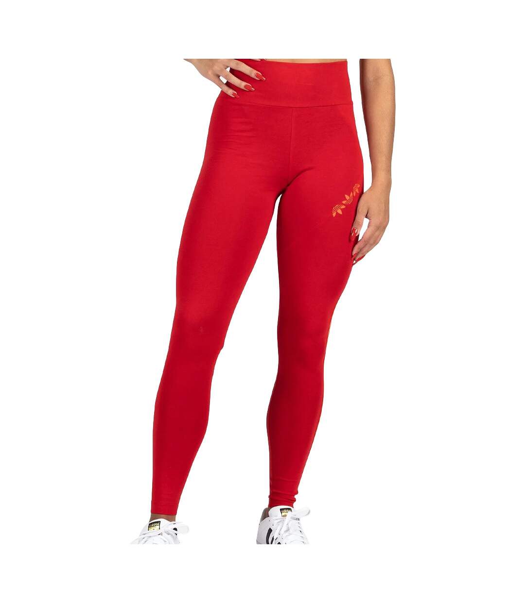 Legging Rouge Femme Adidas Hw