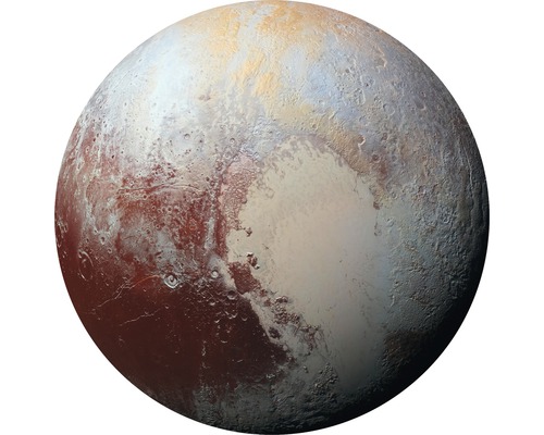 Zelfklevend fotobehang D1-021 Dot Pluto Ø 125 cm