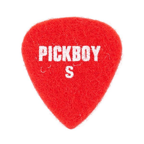 Pickboy Felt Raindrop Red Soft Pick S