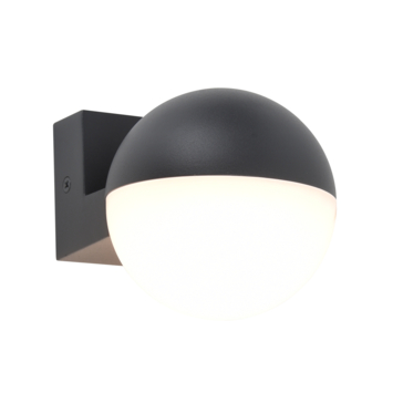 LUTEC wandlamp Looma donkergrijs 7,8W 800 lumen