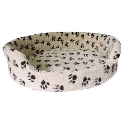 Freezack Hundebett Sherpa Paw braun