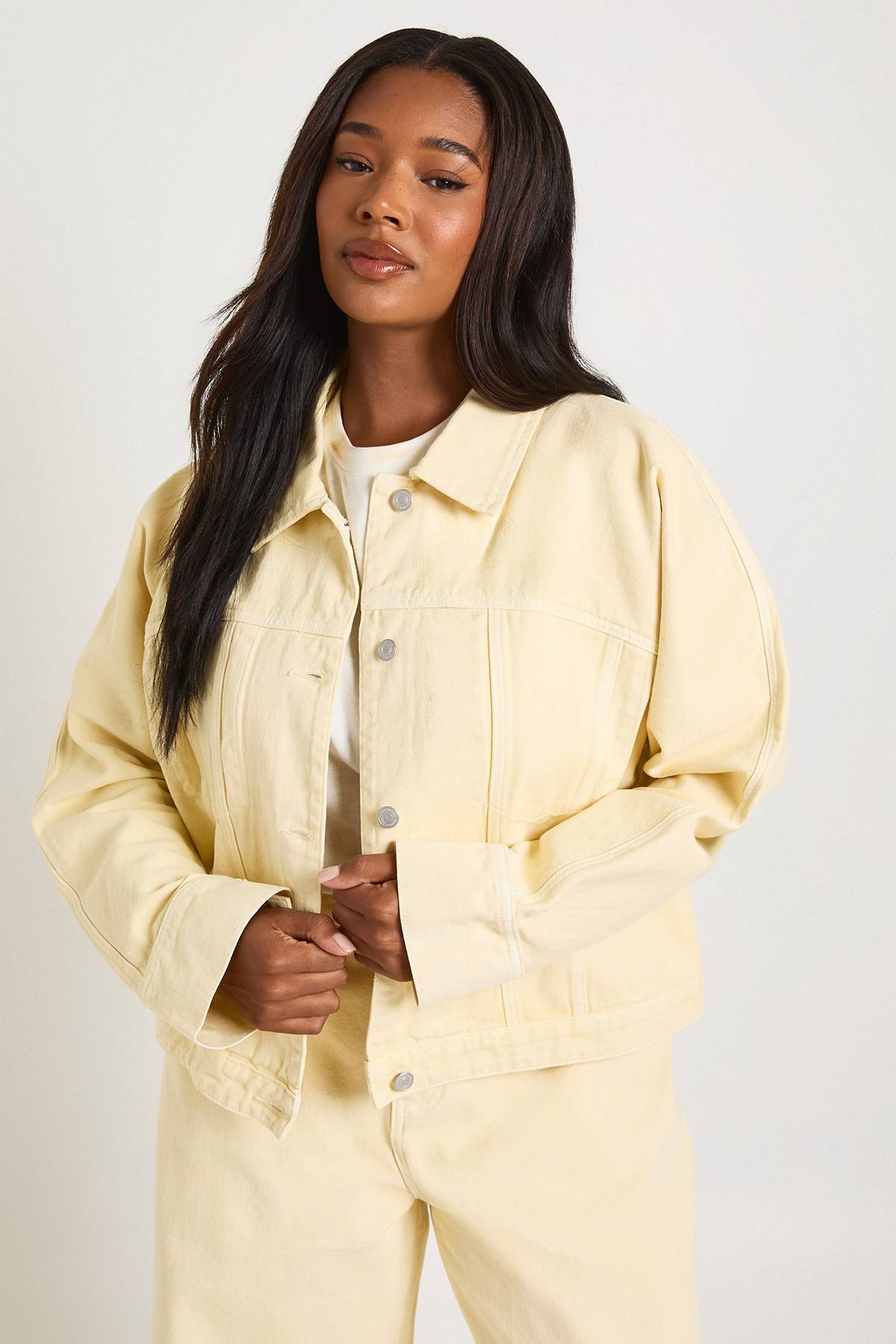 boohoo Surchemise En Jean Grande Taille