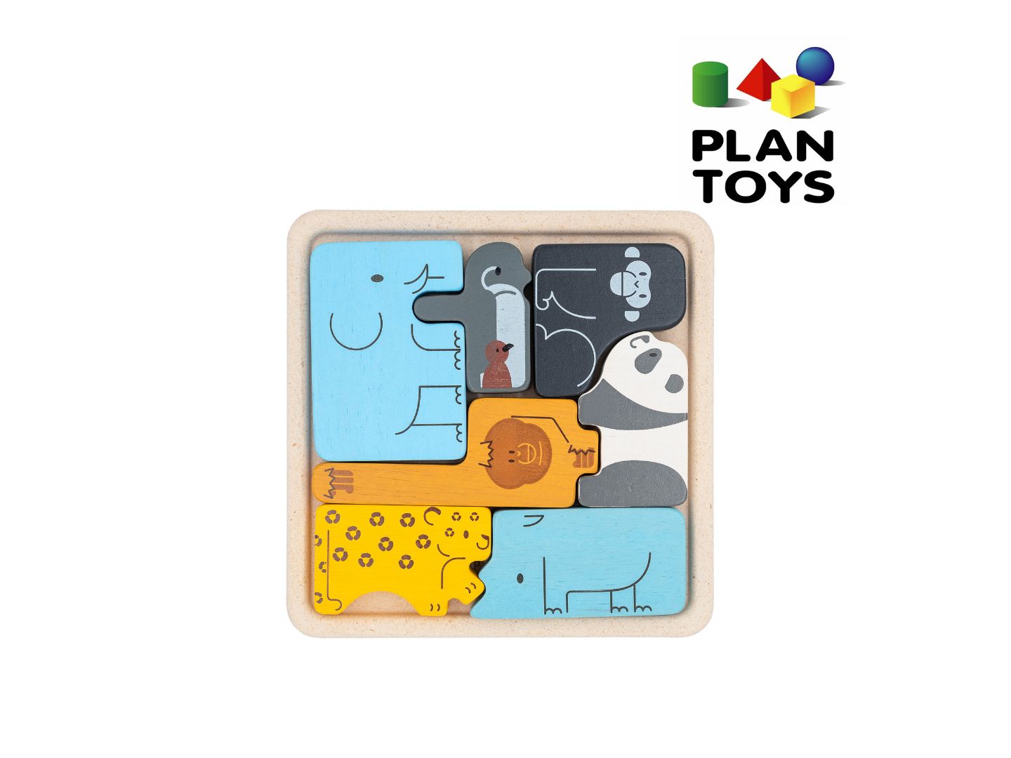 Plantoys Großes Tier Puzzle