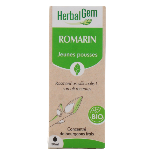 Herbalgem macérat romarin bio - Gemmothérapie concentrée