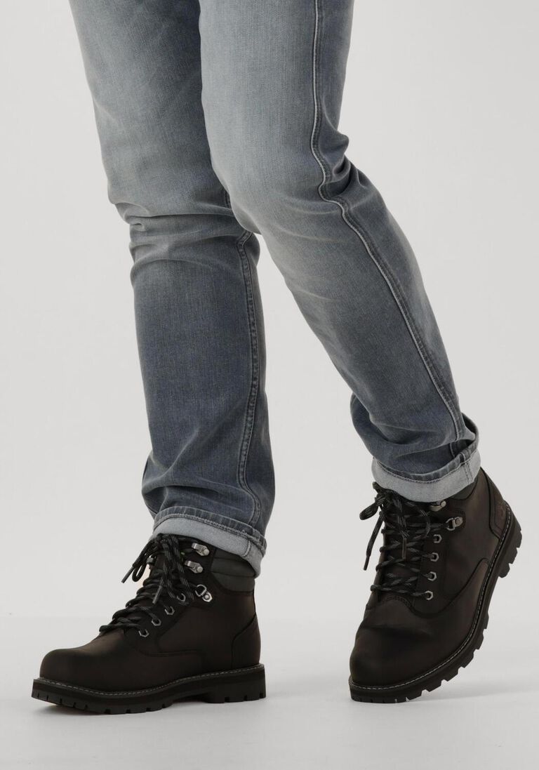 zwarte timberland veterboots britton road mid lace up