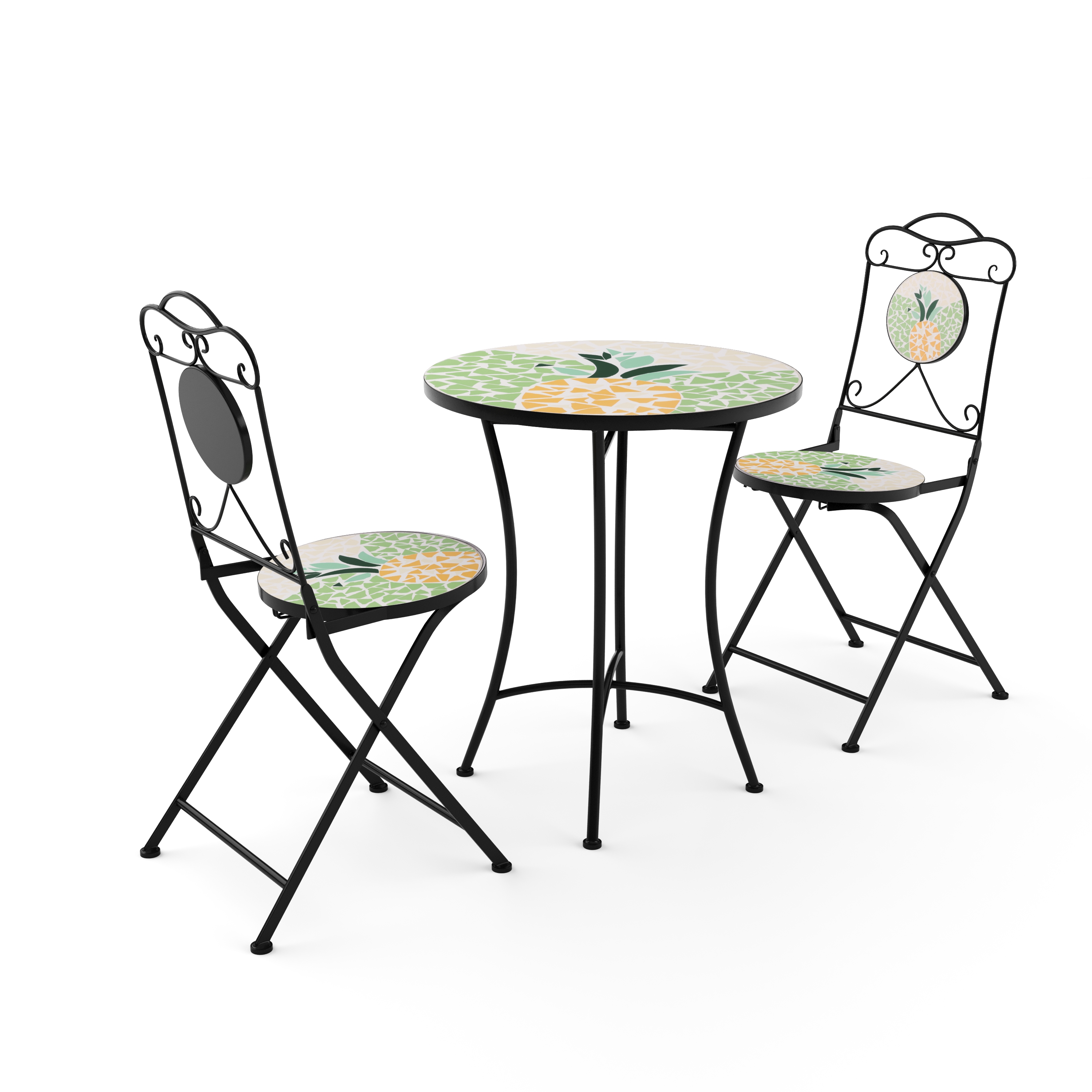 Bistroset MOSAIK 3-teilig Ananas