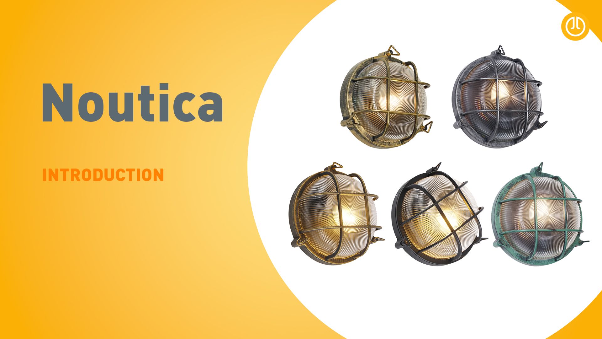 Buiten wandlamp zilver rond IP44 - Noutica