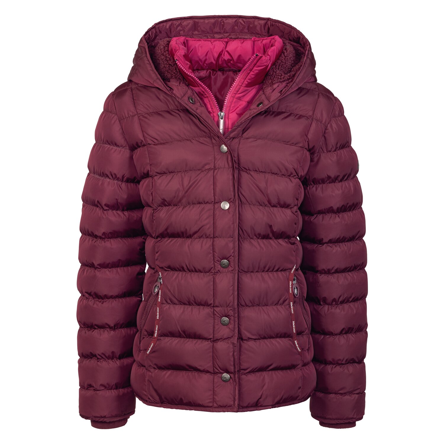 black forest Steppjacke Valencia  - cherry