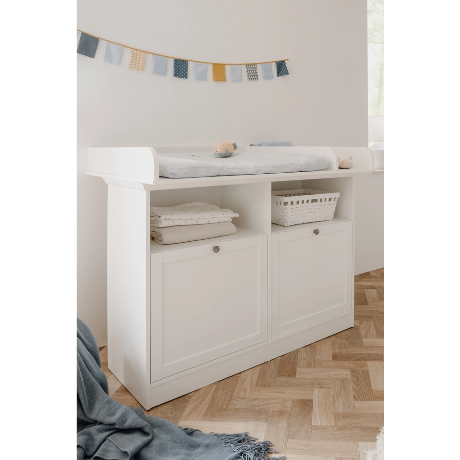 Finori Wickelkommode Lotti, Weiß Weiß