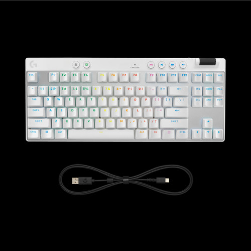 Logitech G Pro X TKL Rapid Gaming Toetsenbord Wit Azerty
