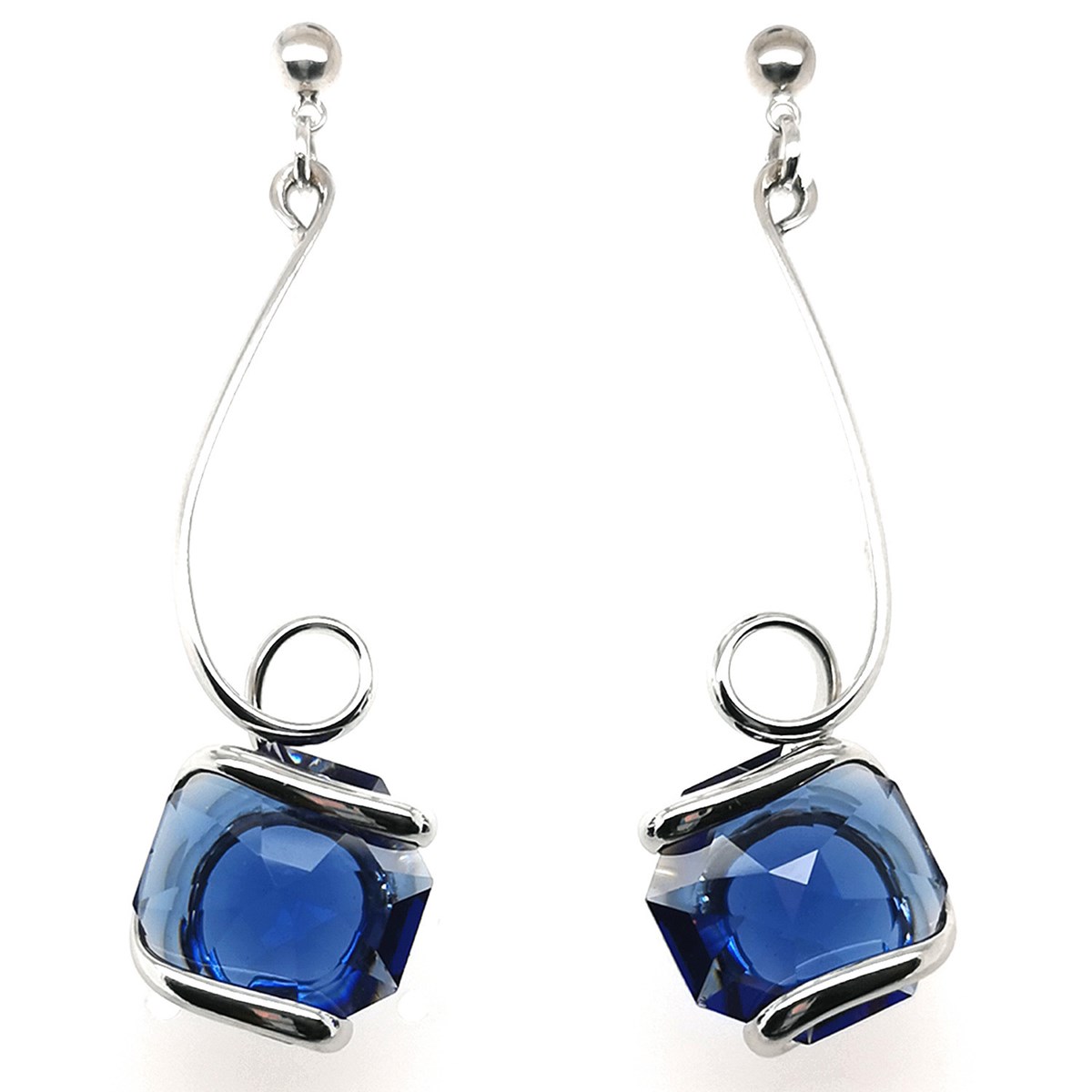 Boucles d'oreilles Andrea Marazzini Octagon Darkblue
