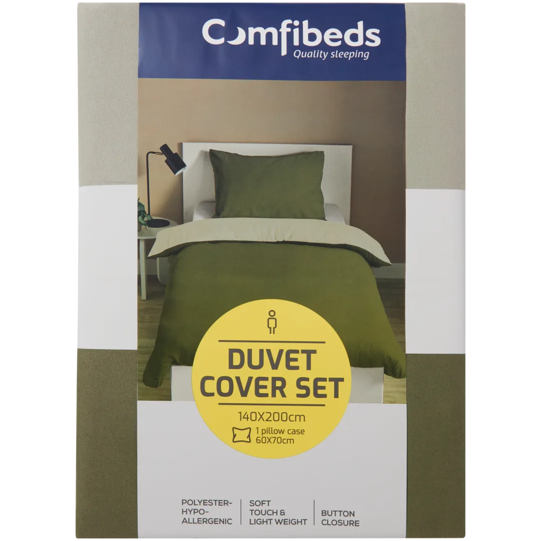 Comfibeds dekbedovertrek 140 x 200 cm | diverse varianten