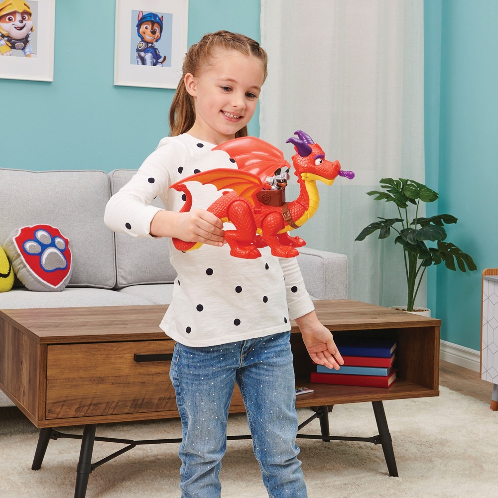 PAW Patrol Rescue Knights Sparks, der Drache mit Superflügeln und Welpenkralle
