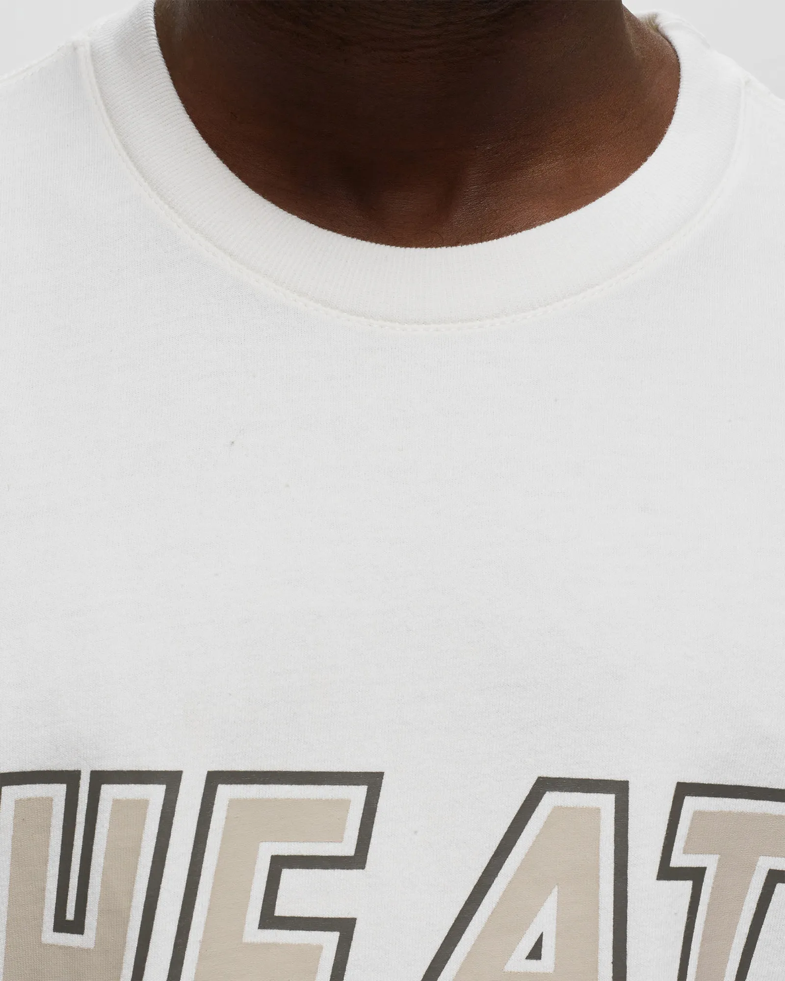 Mitchell & Ness NBA CREAM SS TEE HEAT