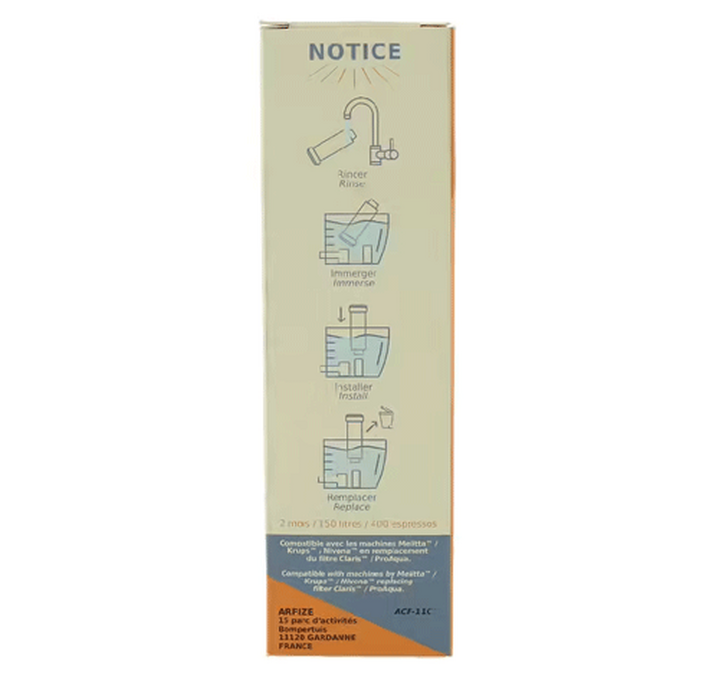 Cartouches filtrantes pour NIVONA - ARFIZE x3