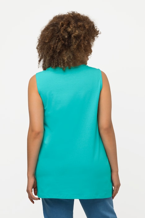 Longtop, Classic Fit, Carree-Ausschnitt, ärmellos