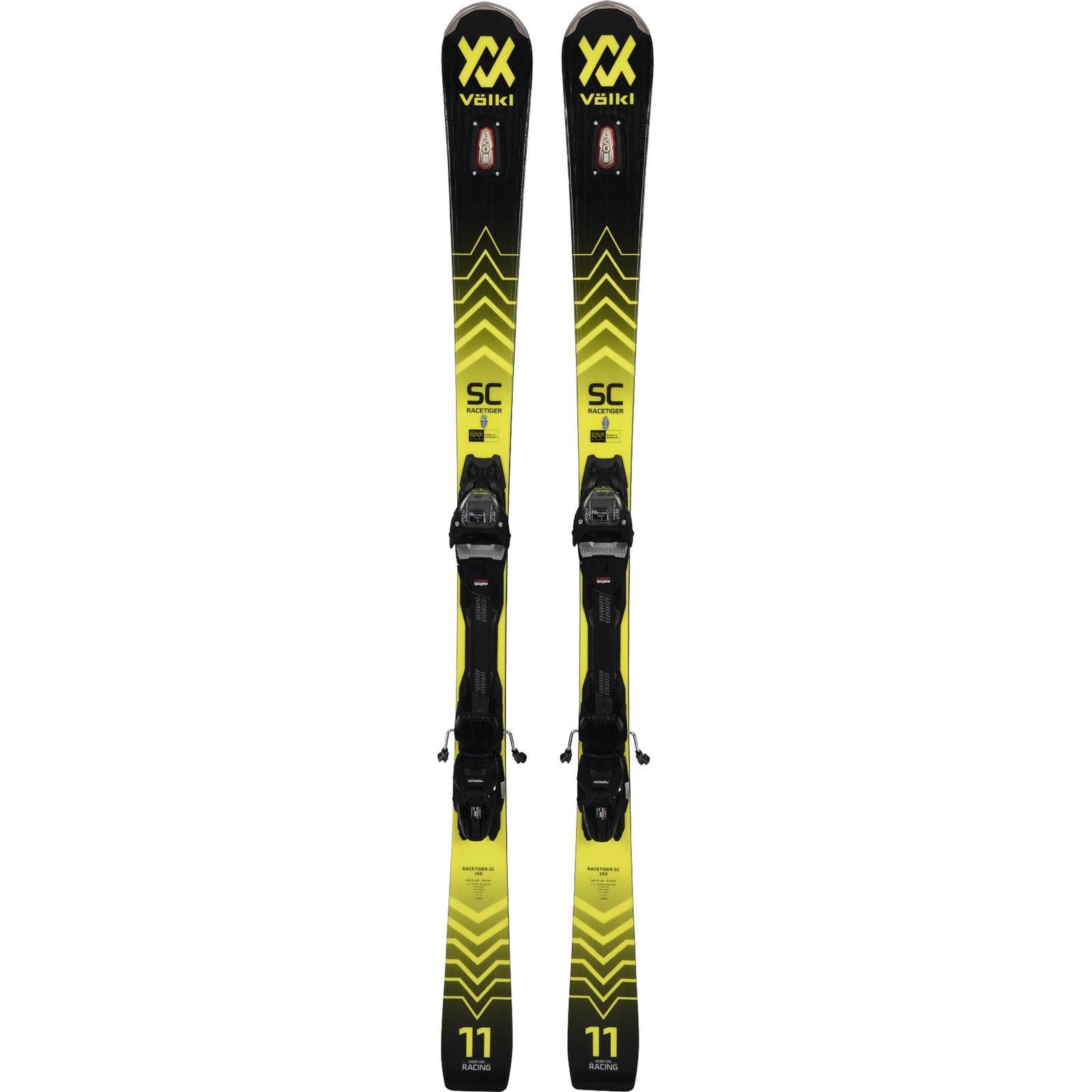 Ski-Set Völkl Racetiger SC black inkl. Marker vMotion 11 GW 160 cm