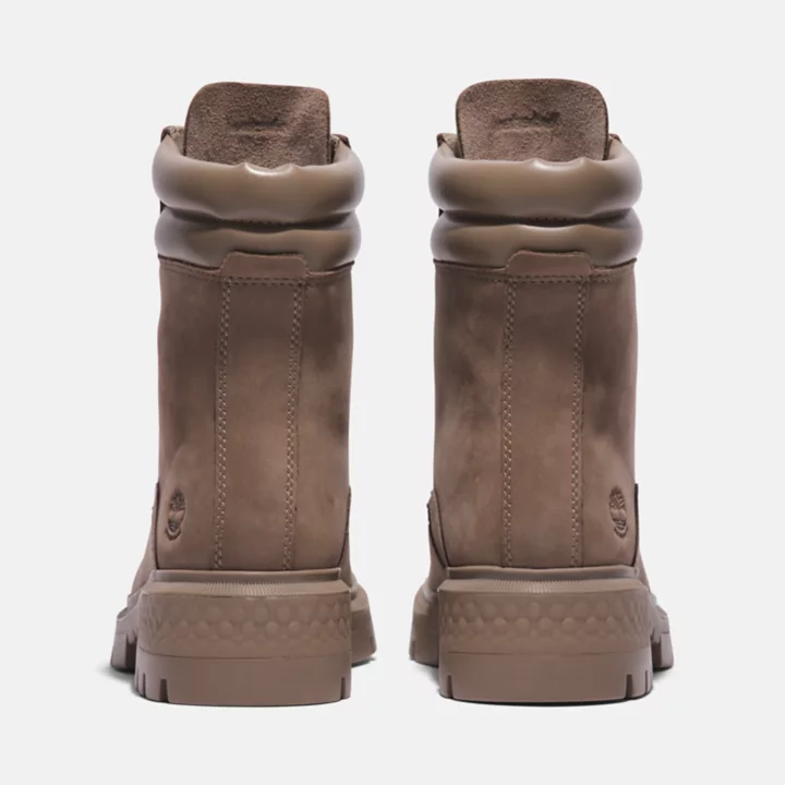 Bota impermeável feminina Cortina Valley de 6 polegadas na cor bege.
