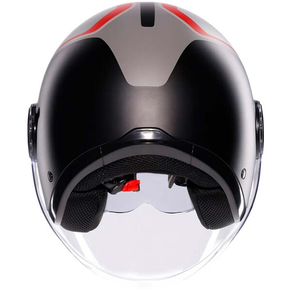 AGV - Casque Eteres Scaglieri Noir / Gris / Rouge / Mat