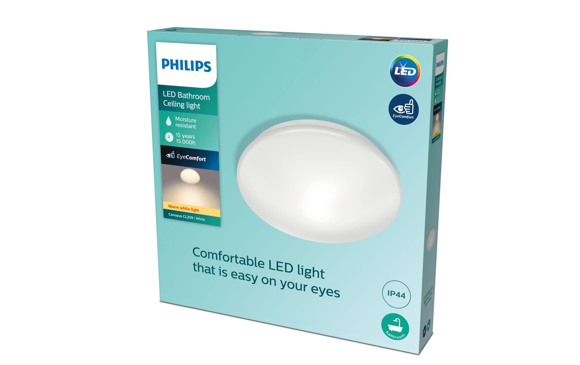 Philips Deckenleuchte »Canopus 20 W,« Warmweiss