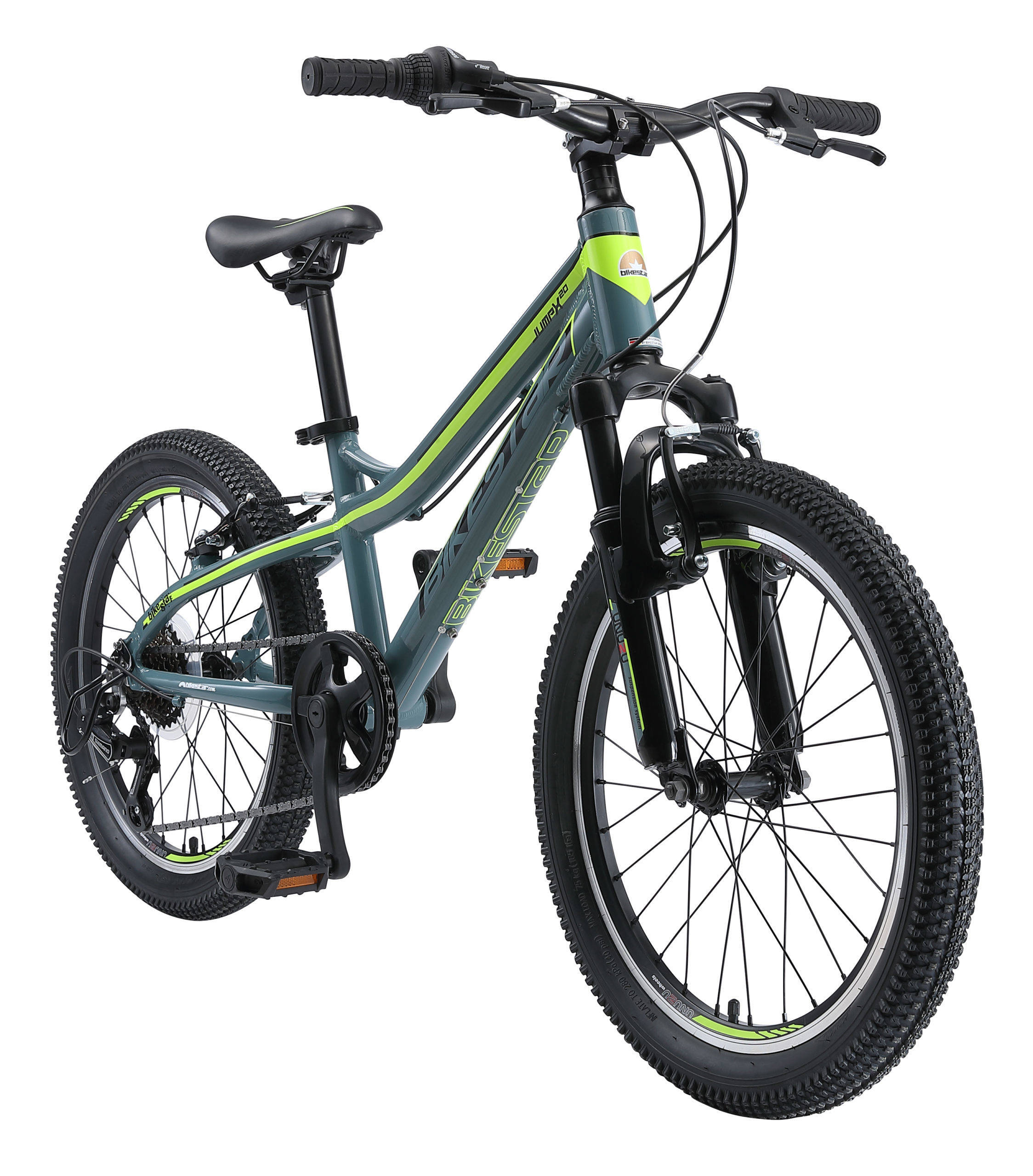 BikeStar MTB kinderfiets 20 inch groen /petrol, 7 speed