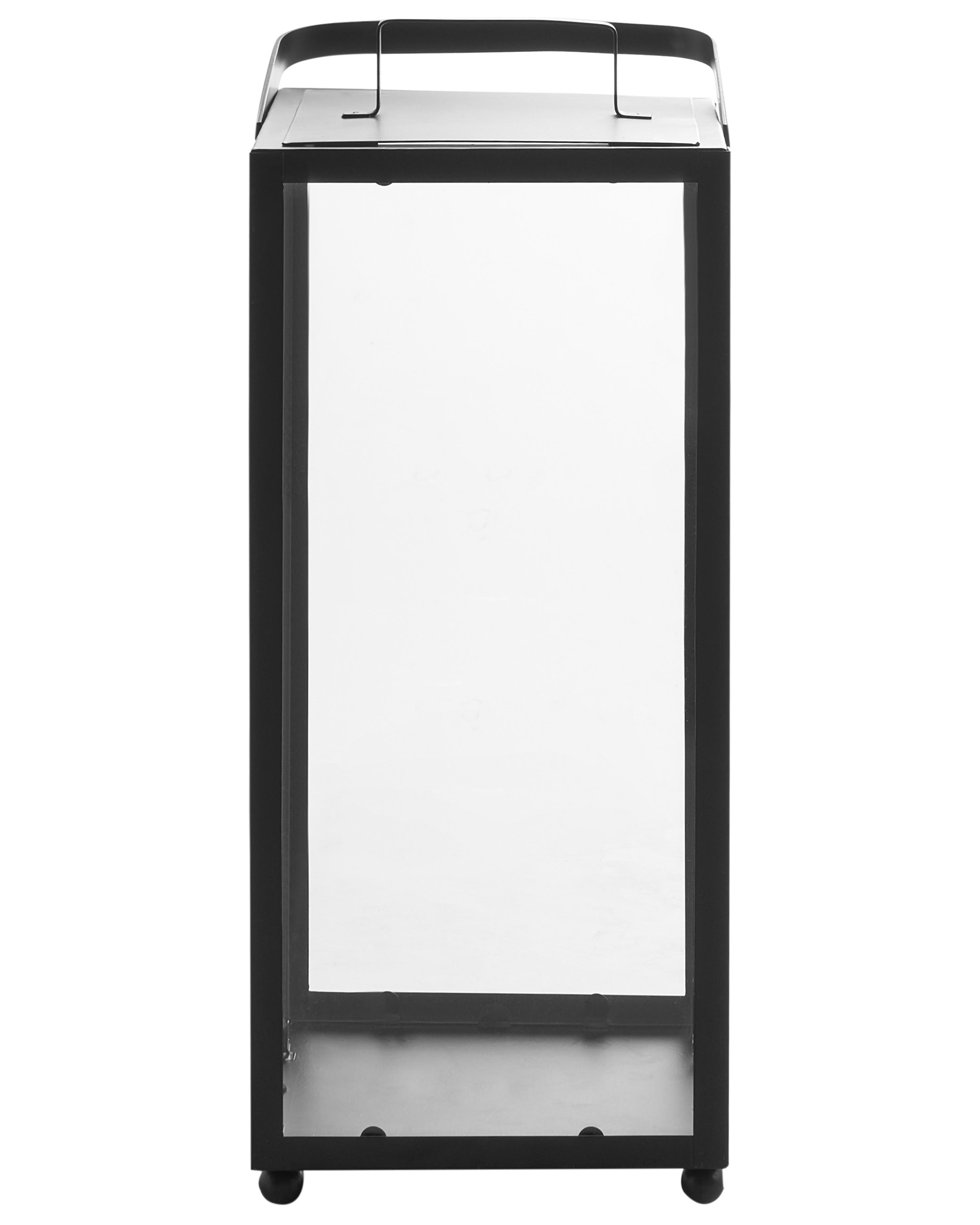 Lantaarn LEPAR Metaal 53 cm Zwart