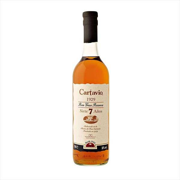 Rhum Cartavio 7 ans Gran Reserva – 38% - Cartavio