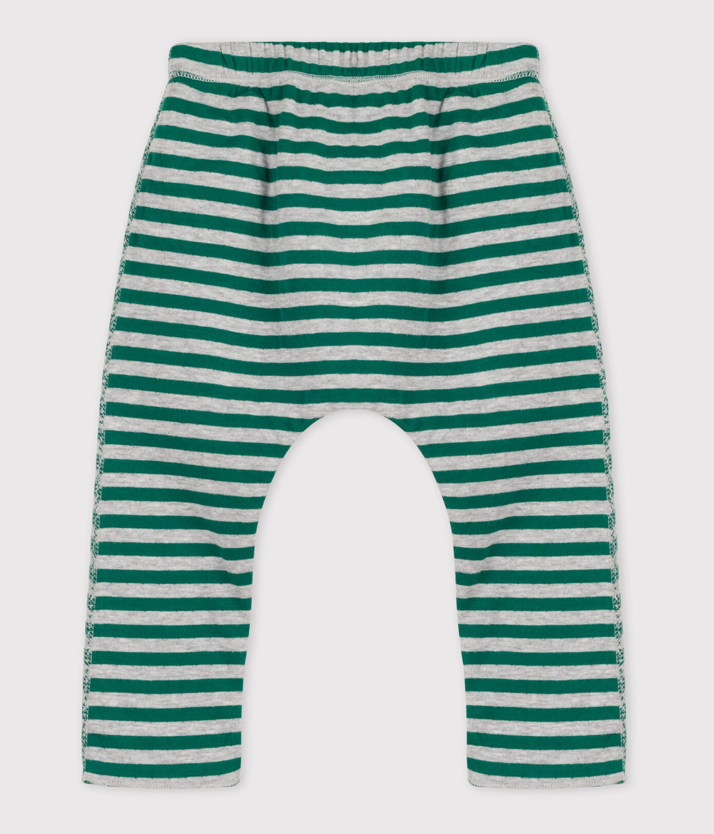 Pantalon bébé rayé en tubique