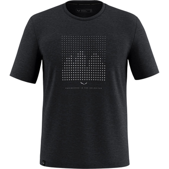 Salewa Eagle Dotted Mountain AM T-Shirt Black Out Herren