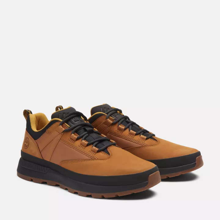 Chaussures de randonnée basses Euro Trekker pour homme en jaune