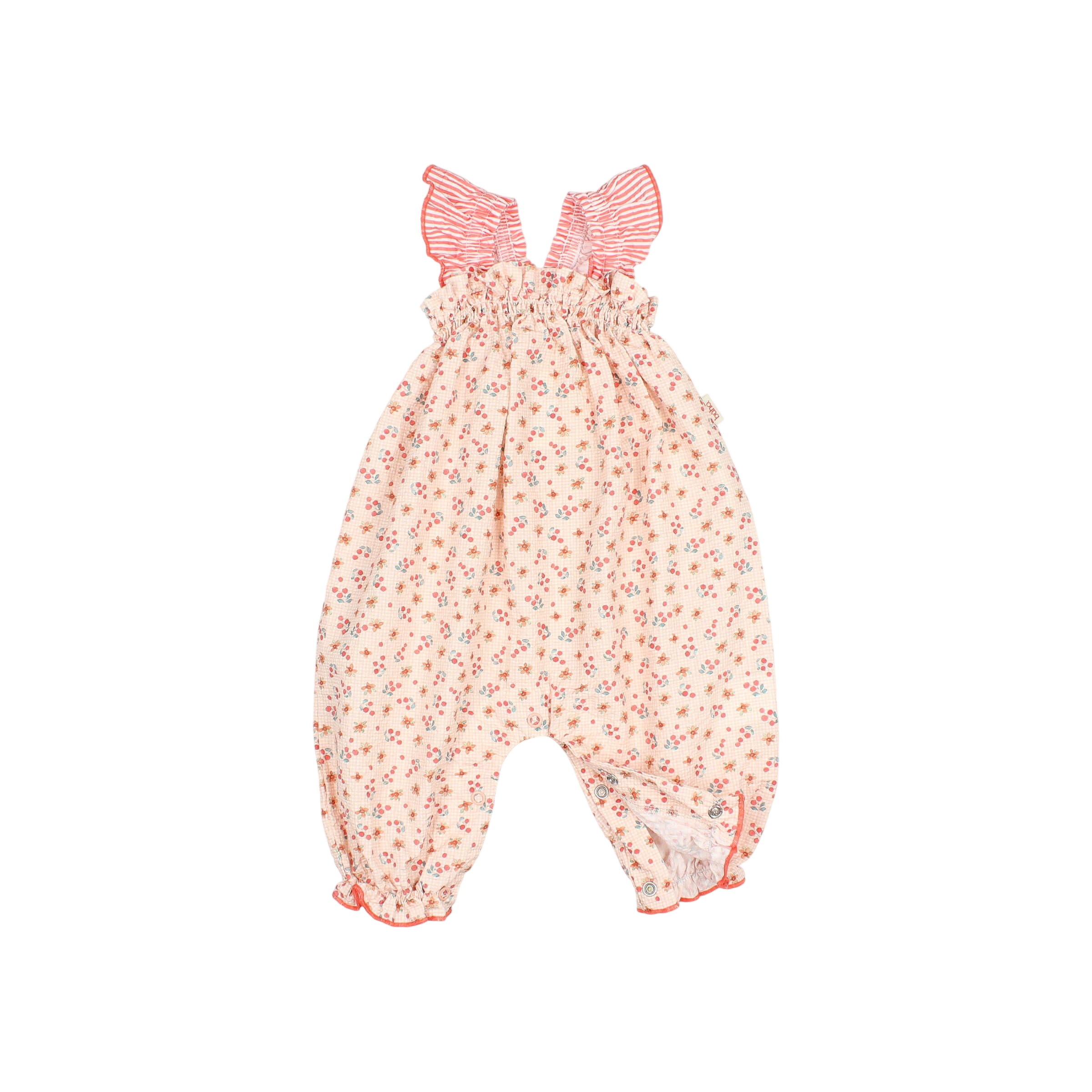 Baby Overall Picnic Coral