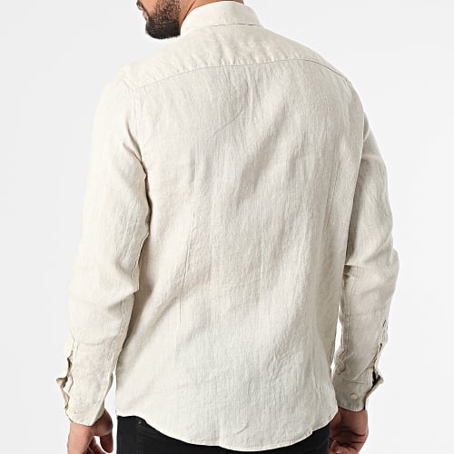 Chemise A Manches Longues 7631 Beige