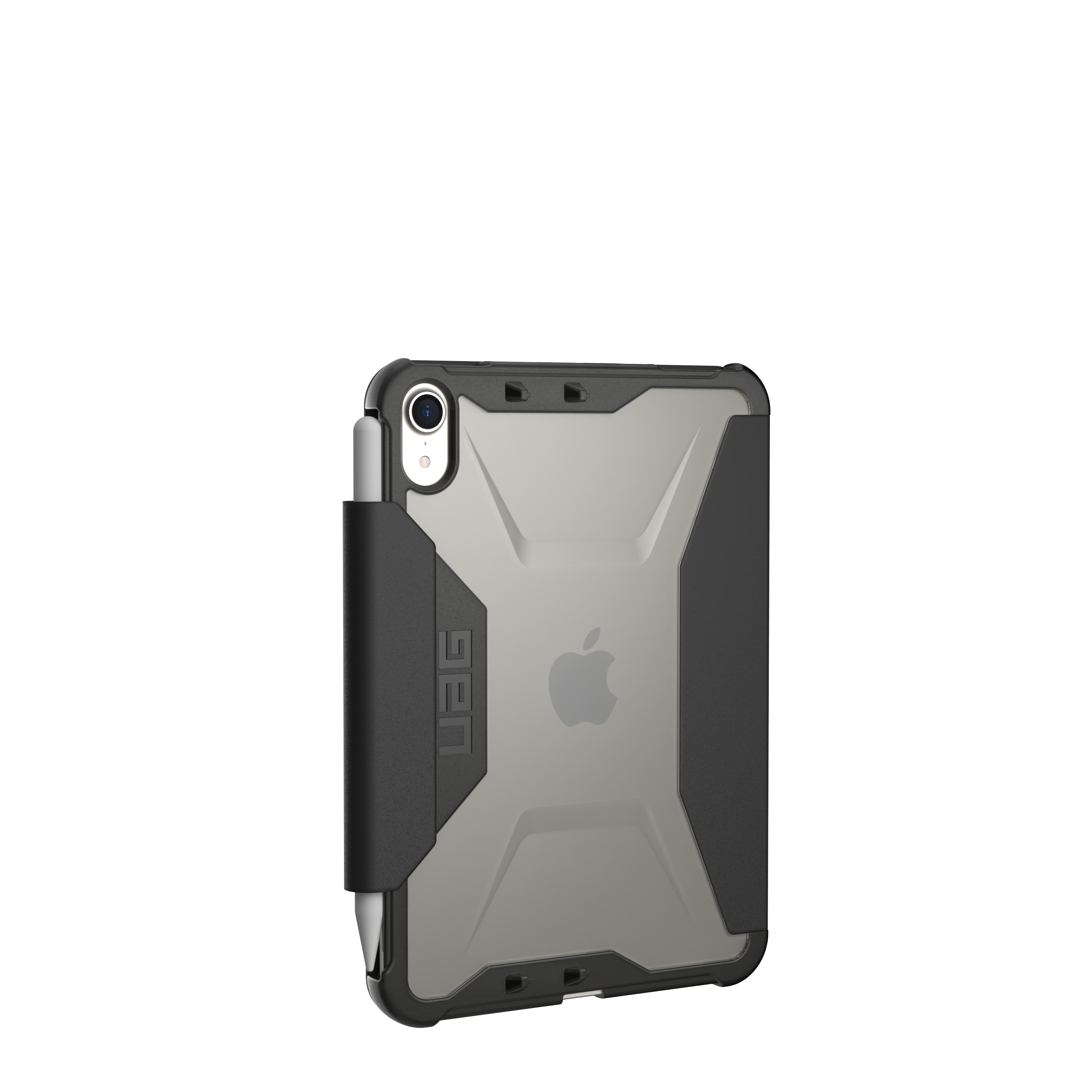 iPad Mini 7 (2024) / Mini 6 (2021) Schutzhülle Plyo Case (123282114043) - Transparent / Schwarz (Ice)