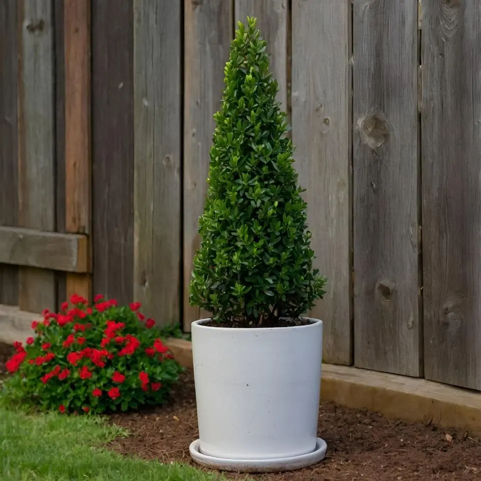 Japanse hulst - Set van 2 - Ilex crenata 'Jenny' - Hoogte 55-65cm - ⌀21cm