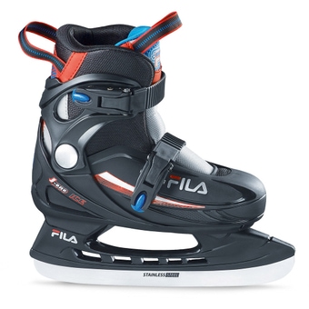 Fila J-One Ice HR Schlittschuhe Schwarz / Rot / Blau Kinder