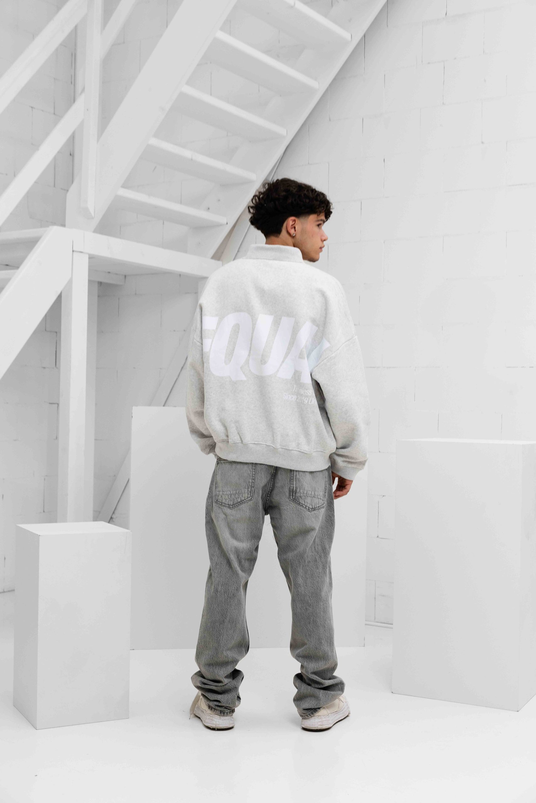 Equalité Elia Polo Sweater Heren Lichtgrijs
