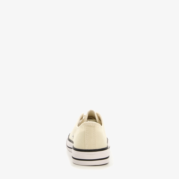 Lage canvas dames sneakers beige