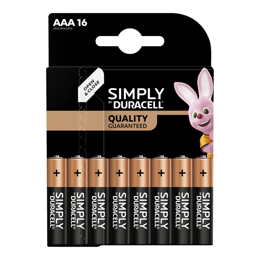 AAA-batterier 16-pk