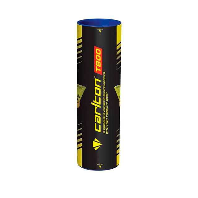 Carlton T800 Nylon Badmintonbold Gul