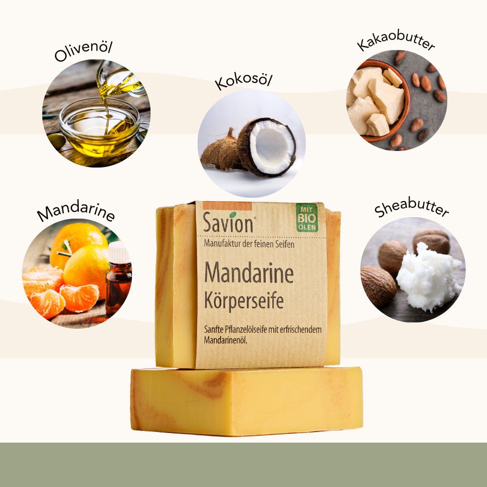 Savion Mandarine Körperseife