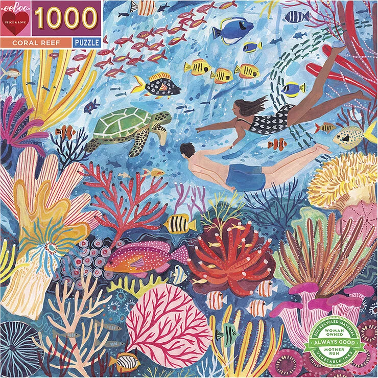 eeBoo eeBoo - Puslespil 1000 brk - Koralrev