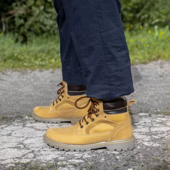 Bottines JAUNE CAPE MOUNTAIN CUIR